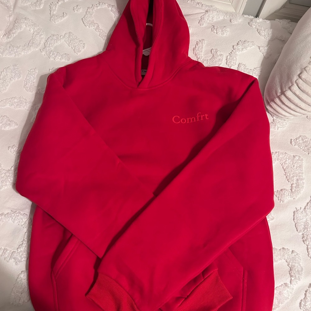 Red Comfrt Hoodie